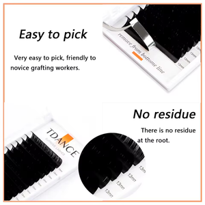 TDANCE Supreme Lashes 0.05, Single Size 16 Row Trays, CC Curl, Lengths 10mm-14mm