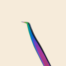 Load image into Gallery viewer, Rainbow Round Boot Volume Tweezer - Model #118