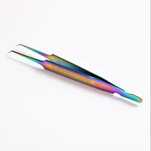 Lash Tweezer Bundle - Rainbow Tweezers with case